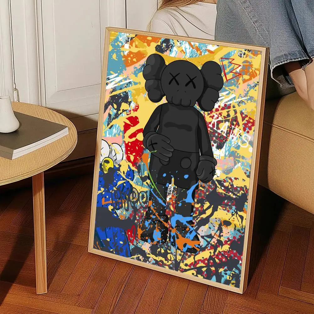KAWS - nowoczesny plakat do salonu Wzór 4