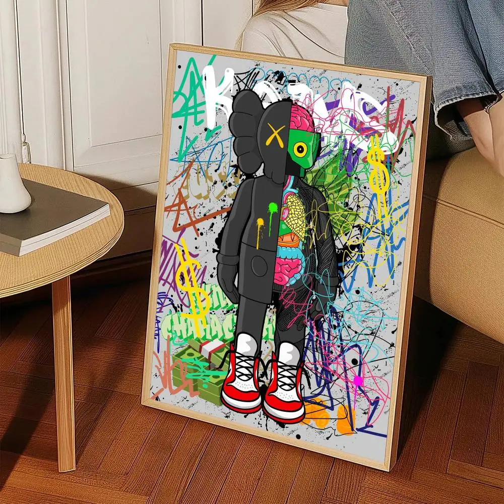 KAWS - nowoczesny plakat do salonu Wzór 5