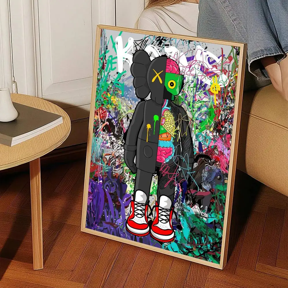 KAWS - nowoczesny plakat do salonu Wzór 7