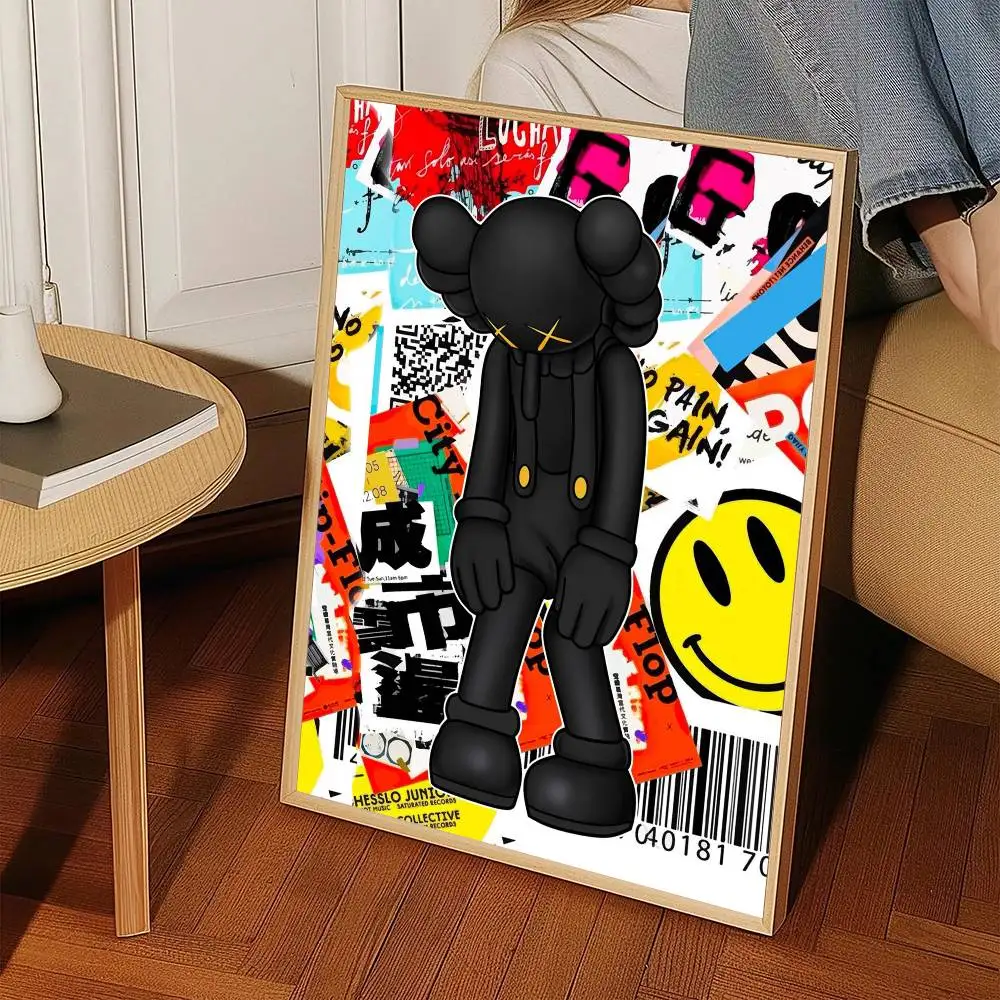 KAWS - nowoczesny plakat do salonu Wzór 8