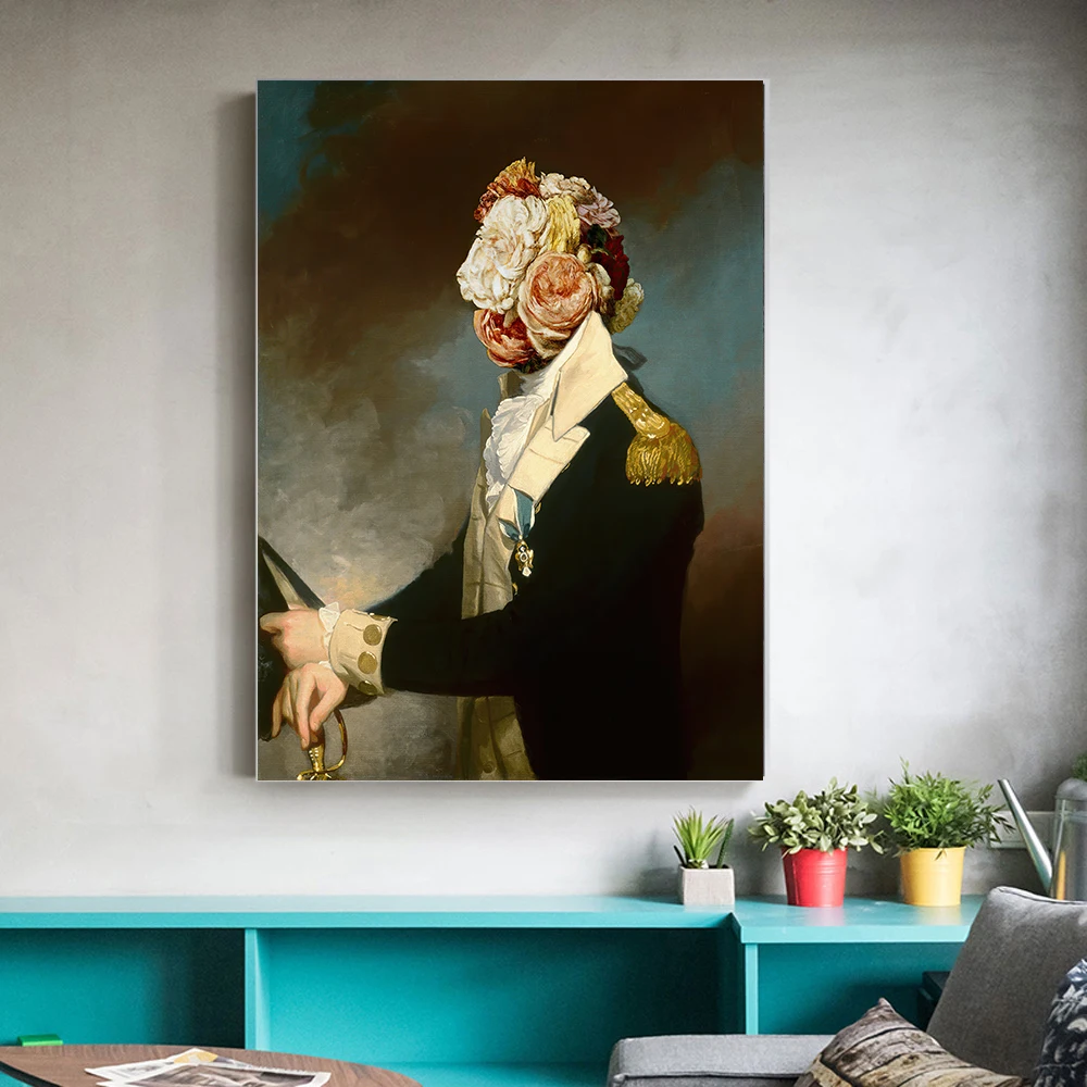 Plakat klasyczny portret kobiety z ustami Wzór 2