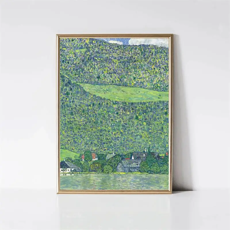 Gustav Klimt Pocałunek – plakat na płótnie Wzór 10
