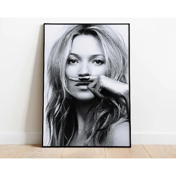 Plakat kobieta w stylu vintage glamour Wzór 5