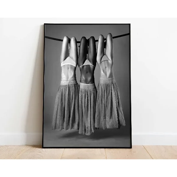 Plakat kobieta w stylu vintage glamour Wzór 8