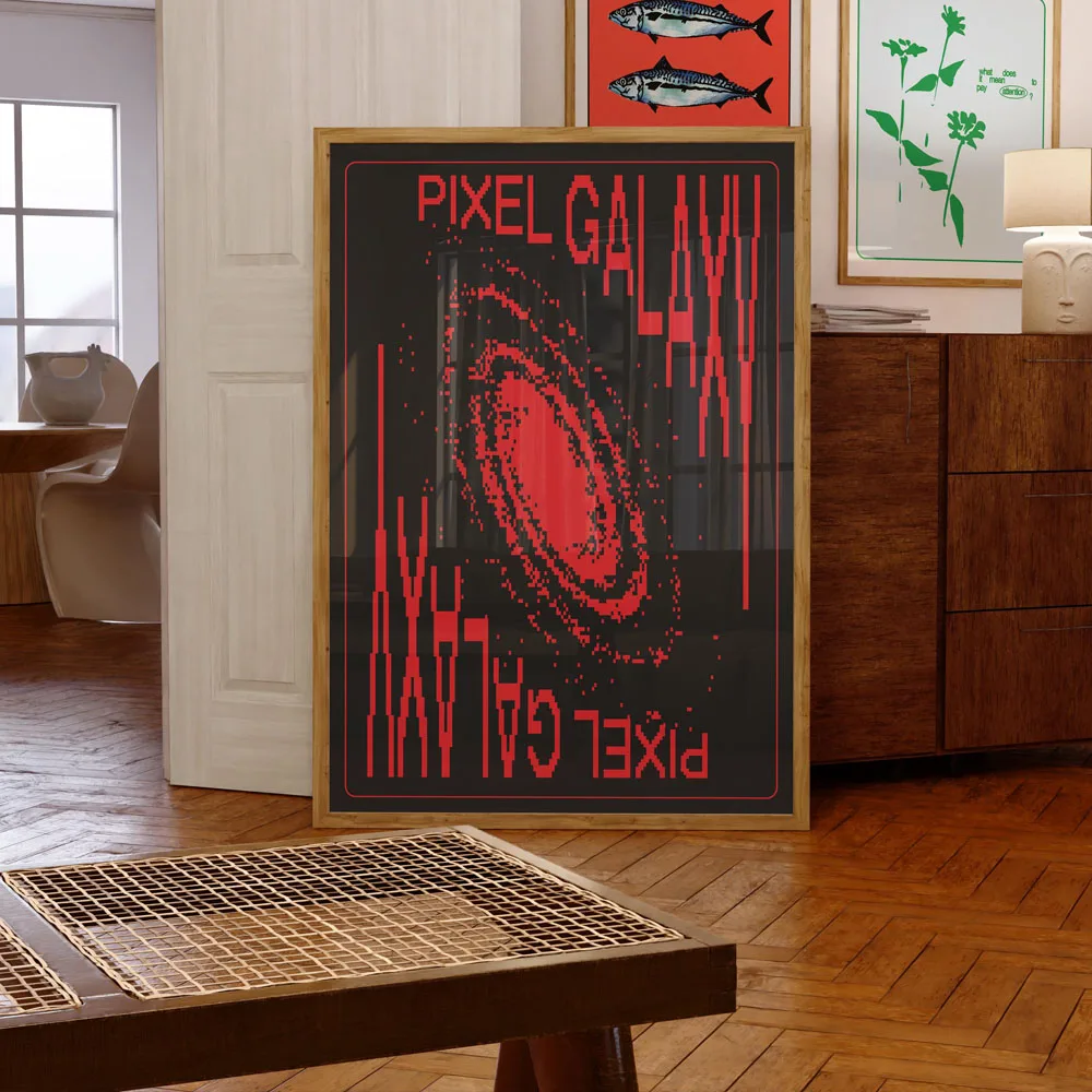 Plakat japońskie ryby koi i kwiaty w stylu vintage Wzór 6