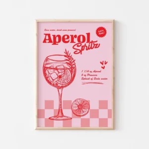 Koktajl Mojito - plakat barowy Biały