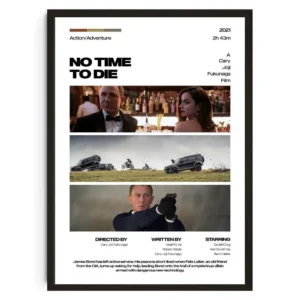Plakat kolaż kultowych filmów na płótnie Fioletowy/фиолетовый