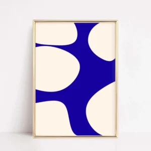 Plakat kolorowy minimalistyczny abstrakcyjny Czerwony