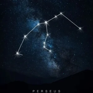 Konstelacje kosmiczne - plakat ze znakami zodiaku Biały