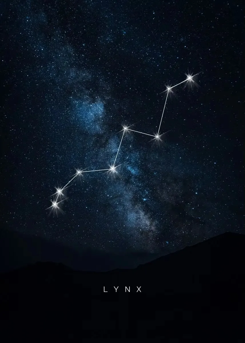 Konstelacje kosmiczne - plakat ze znakami zodiaku Czerwony