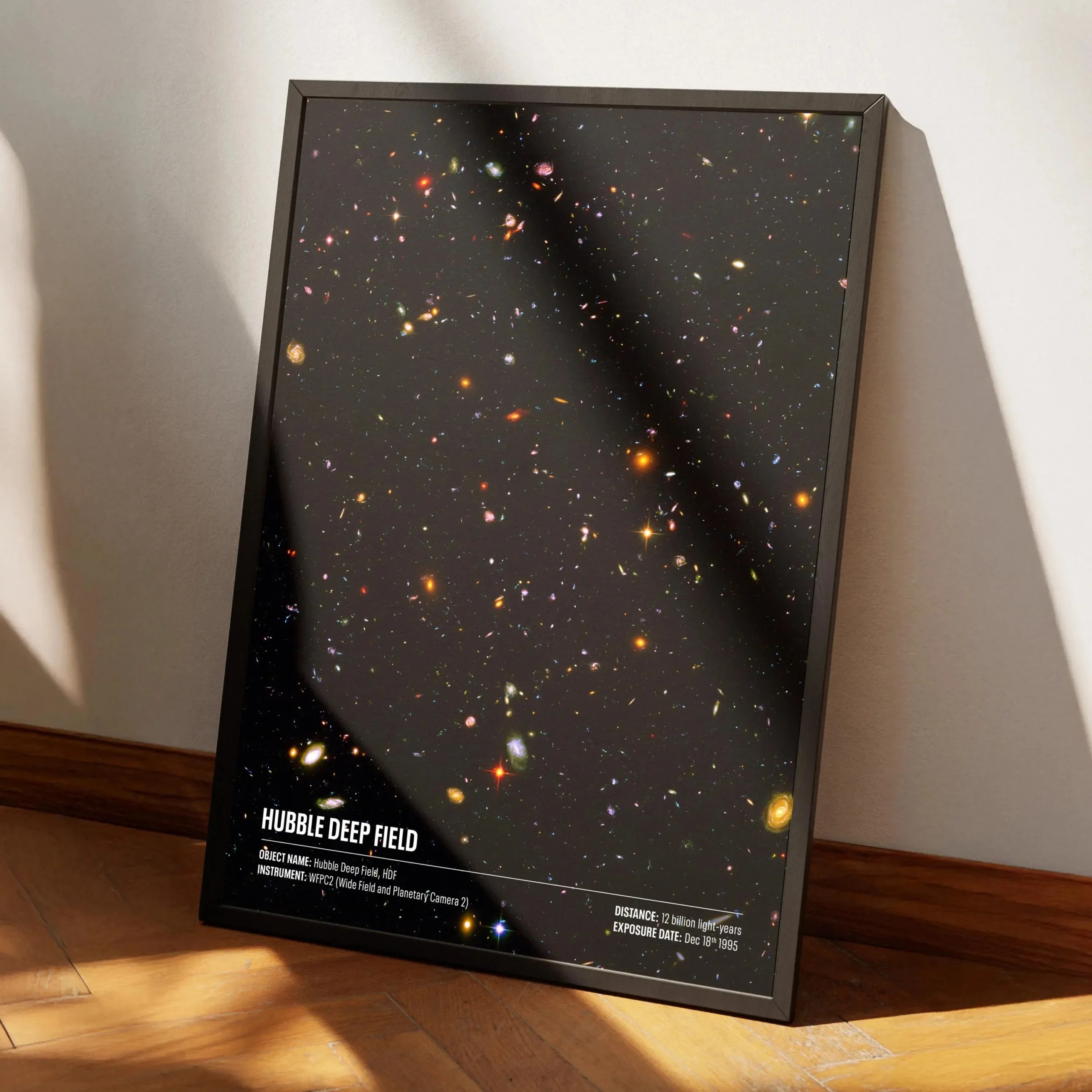 Kosmos i teleskop - plakat astronomiczny Jasnozielony
