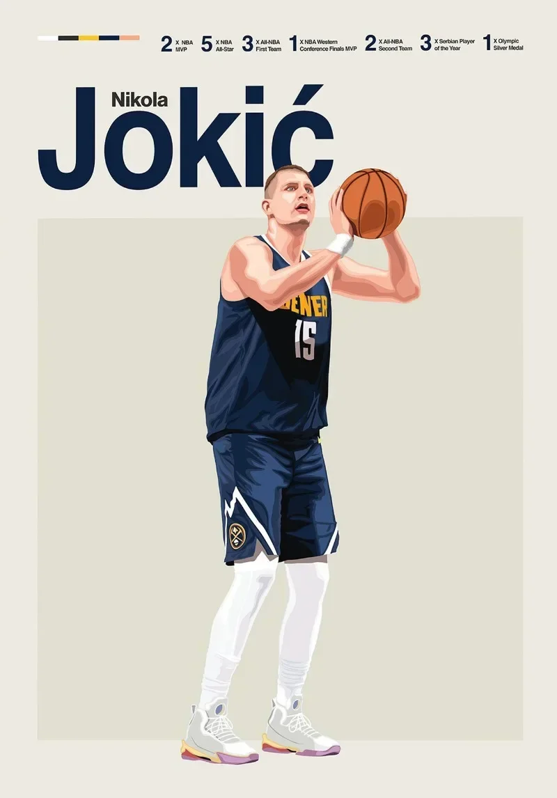 Plakat koszykarz mistrz świata Wzór 8
