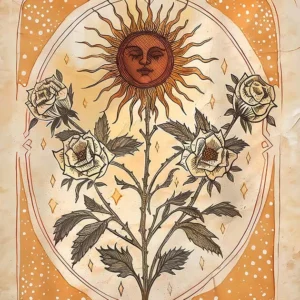 Plakat kowbojka - boho grafika z Dzikiego Zachodu Wielo