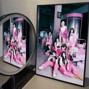 Plakat Kpop Babymonster Niebieski