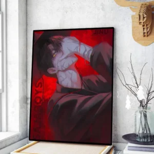 Plakat KPop Demon Hunters anime Wzór 1