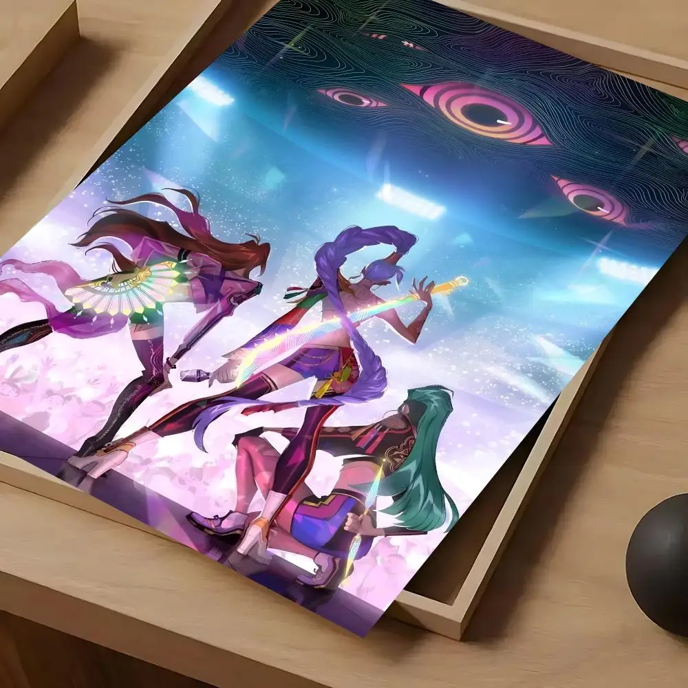 KPop Demon Hunters - plakat dla fanów White2