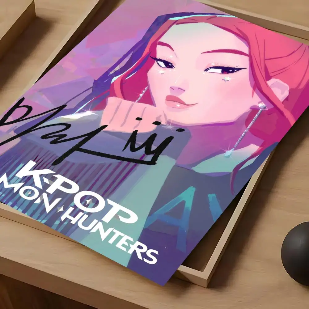 KPop Demon Hunters - plakat dla fanów White3