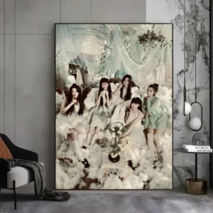 ILLIT - plakat zespołu K-pop Wzór 1
