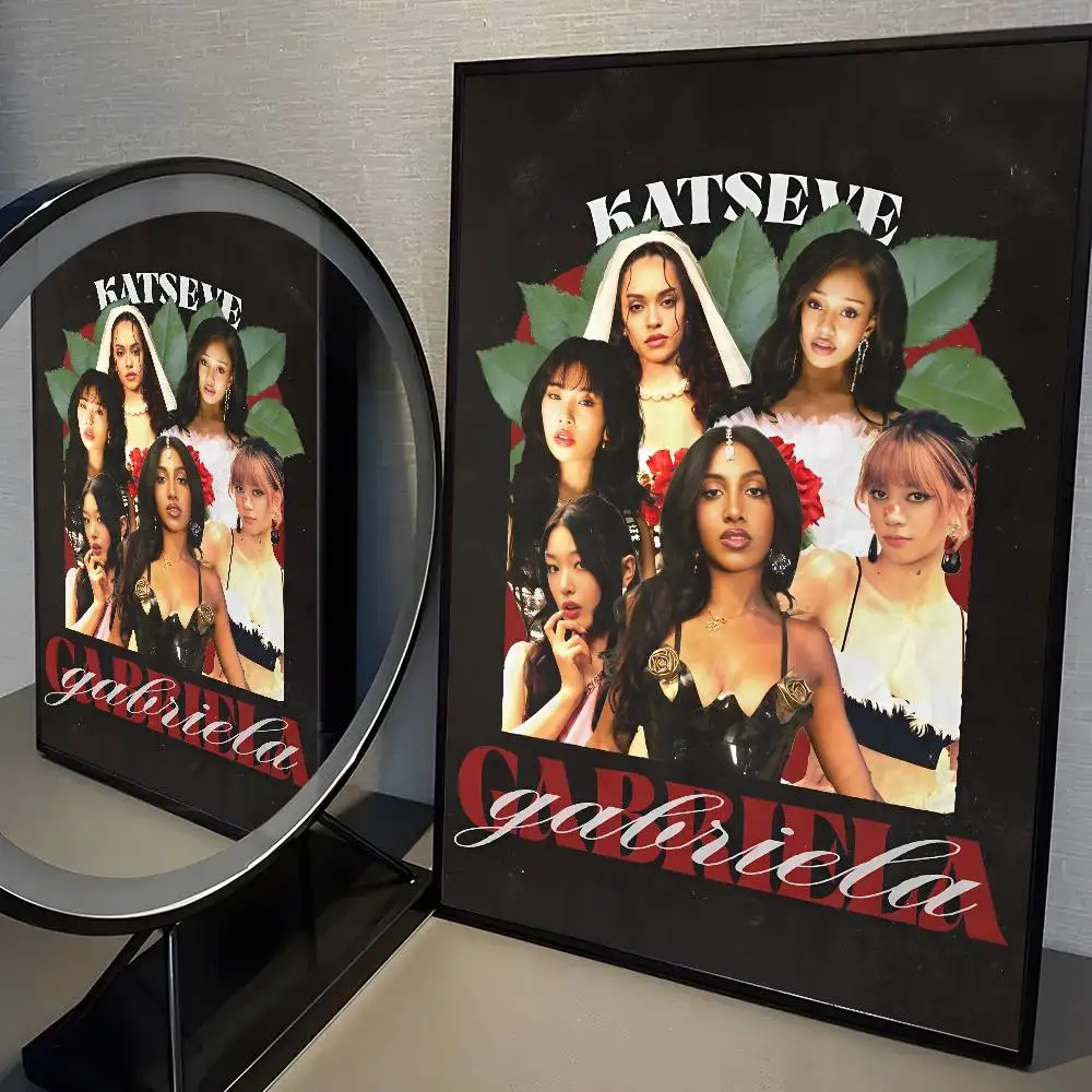 Plakat K-pop Katseye - dla fanów Wzór 6
