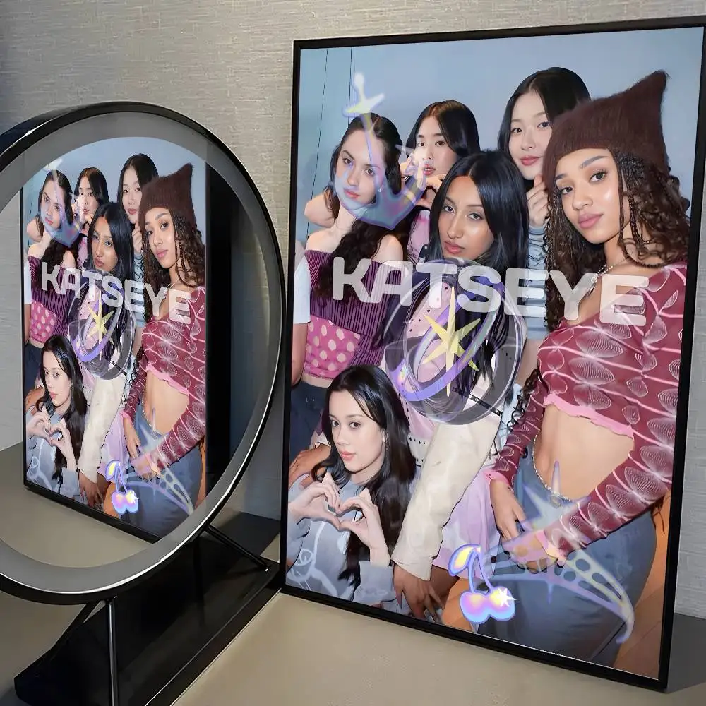 Plakat K-pop Katseye - dla fanów Wzór 8