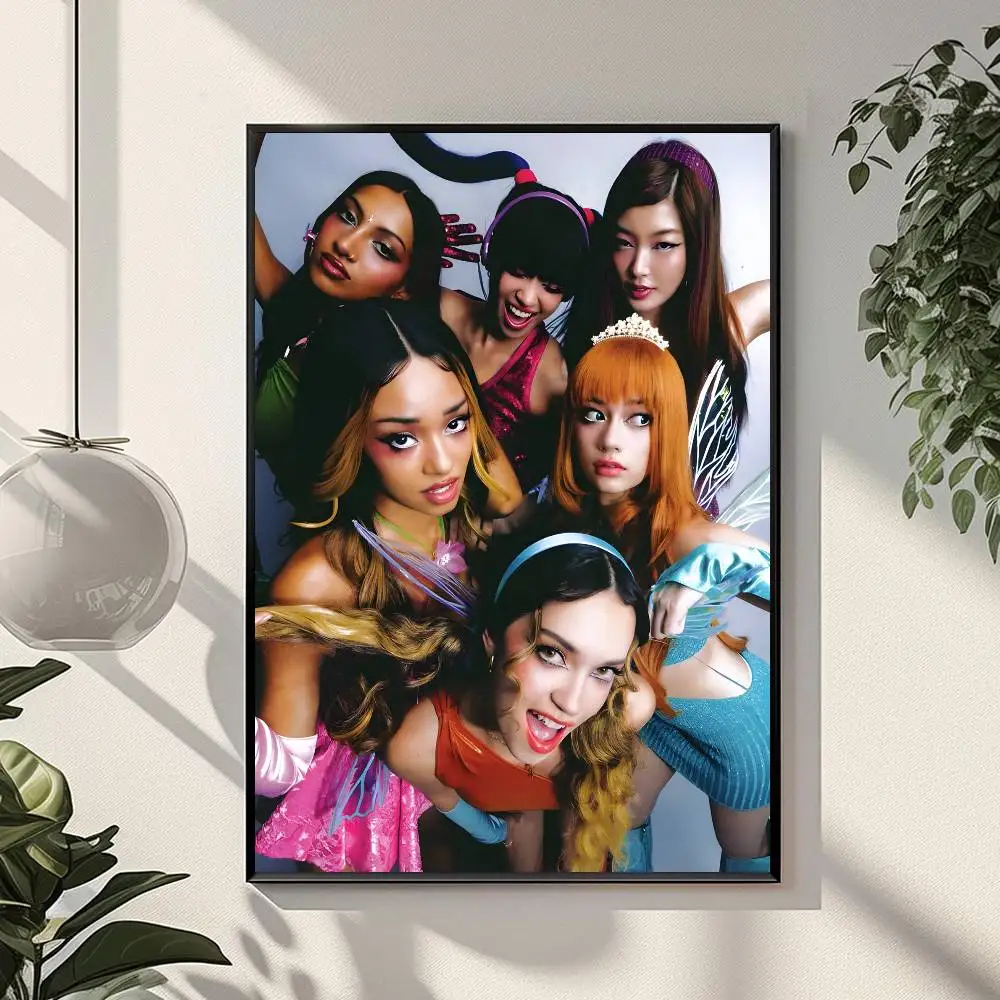 Plakat K-pop KATSEYE Wzór 1