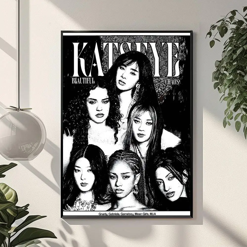 Plakat K-pop KATSEYE Wzór 2