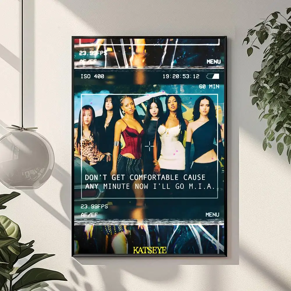Plakat K-pop KATSEYE Wzór 3