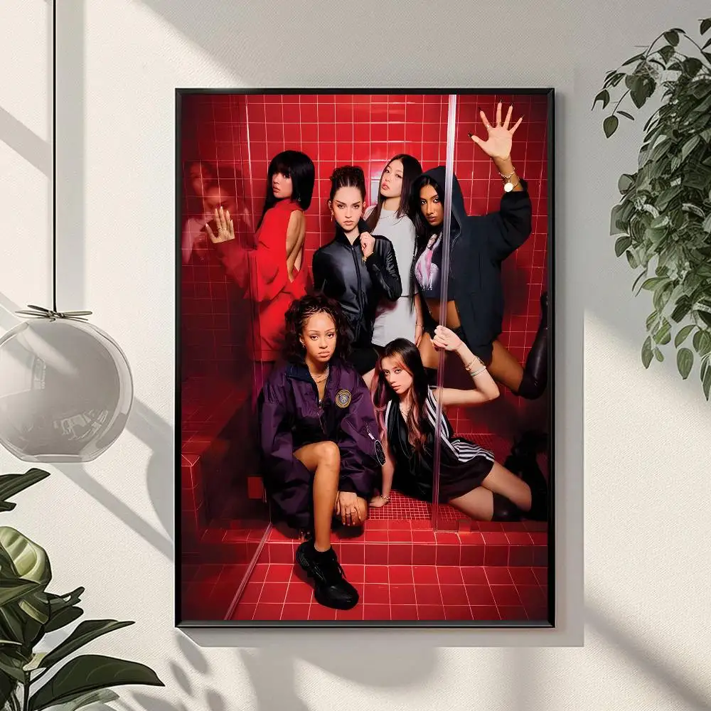 Plakat K-pop KATSEYE Wzór 5