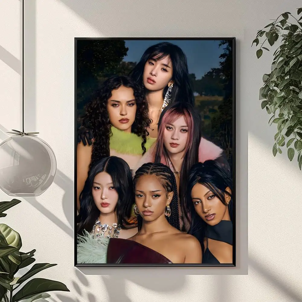 Plakat K-pop KATSEYE Wzór 6