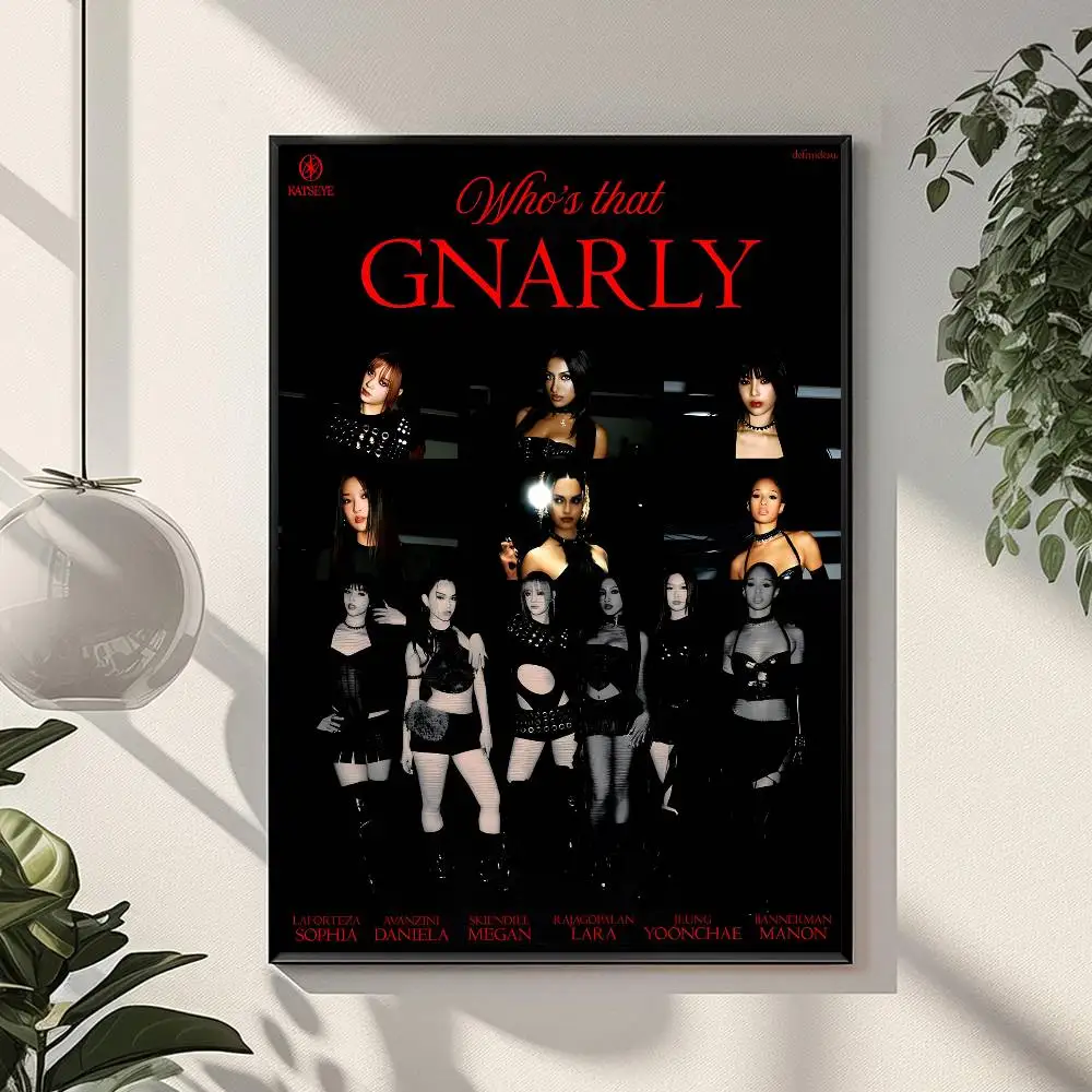 Plakat K-pop KATSEYE Wzór 7