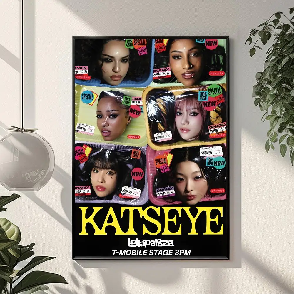 Plakat K-pop KATSEYE Wzór 8