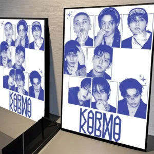 Plakat KPOP Stray Kids do pokoju Wzór 1