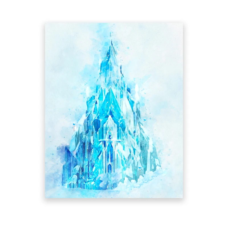 Plakat Kraina Lodu Anna i Elsa do pokoju dziecięcego Wzór 1