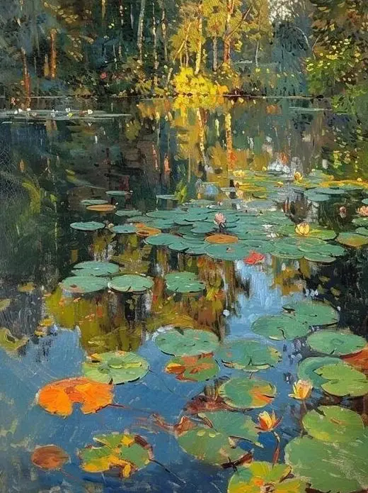 Plakat krajobraz – natura na płótnie Wzór 10