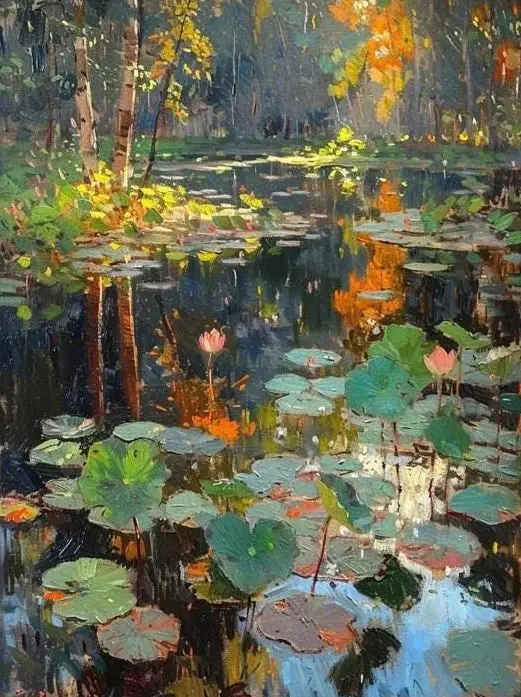 Plakat krajobraz – natura na płótnie Wzór 11