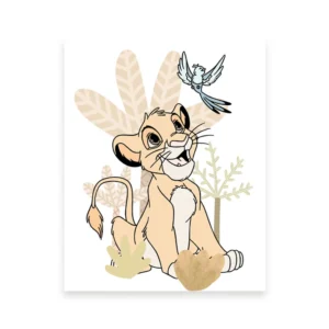 Simba i przyjaciele - plakat Król Lew dla dzieci Wzór 1