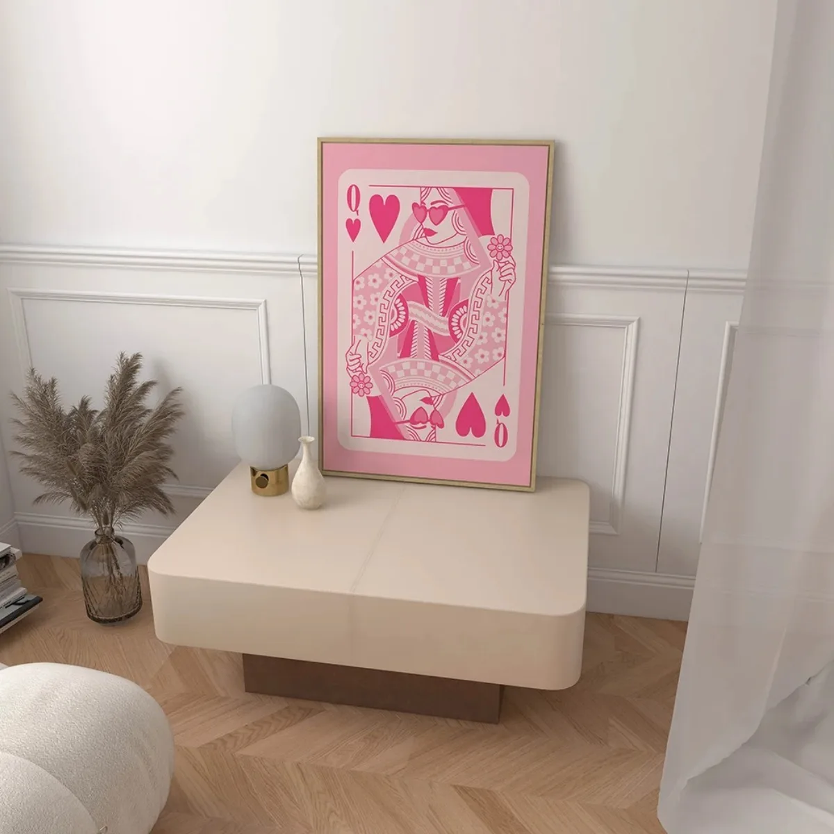 Plakat Królowa Kier - maksymalistyczna grafika G
