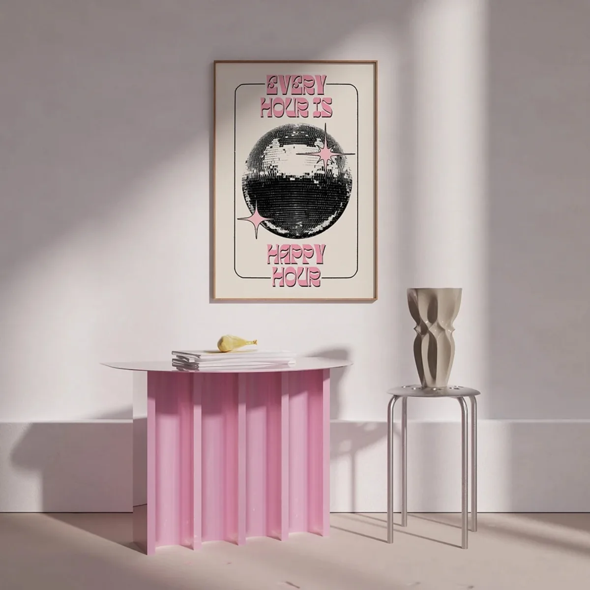 Królowa serc – kolorowy plakat maksymalistyczny L