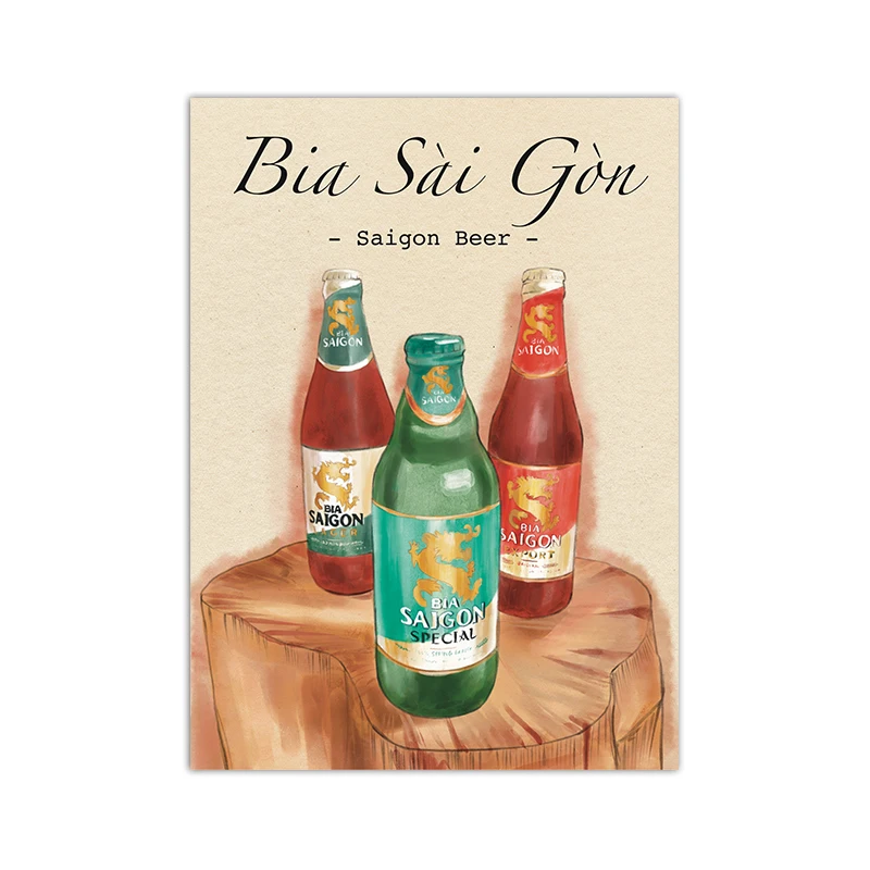 Wietnamska kuchnia - plakat Banh Mi i Pho Wzór 3
