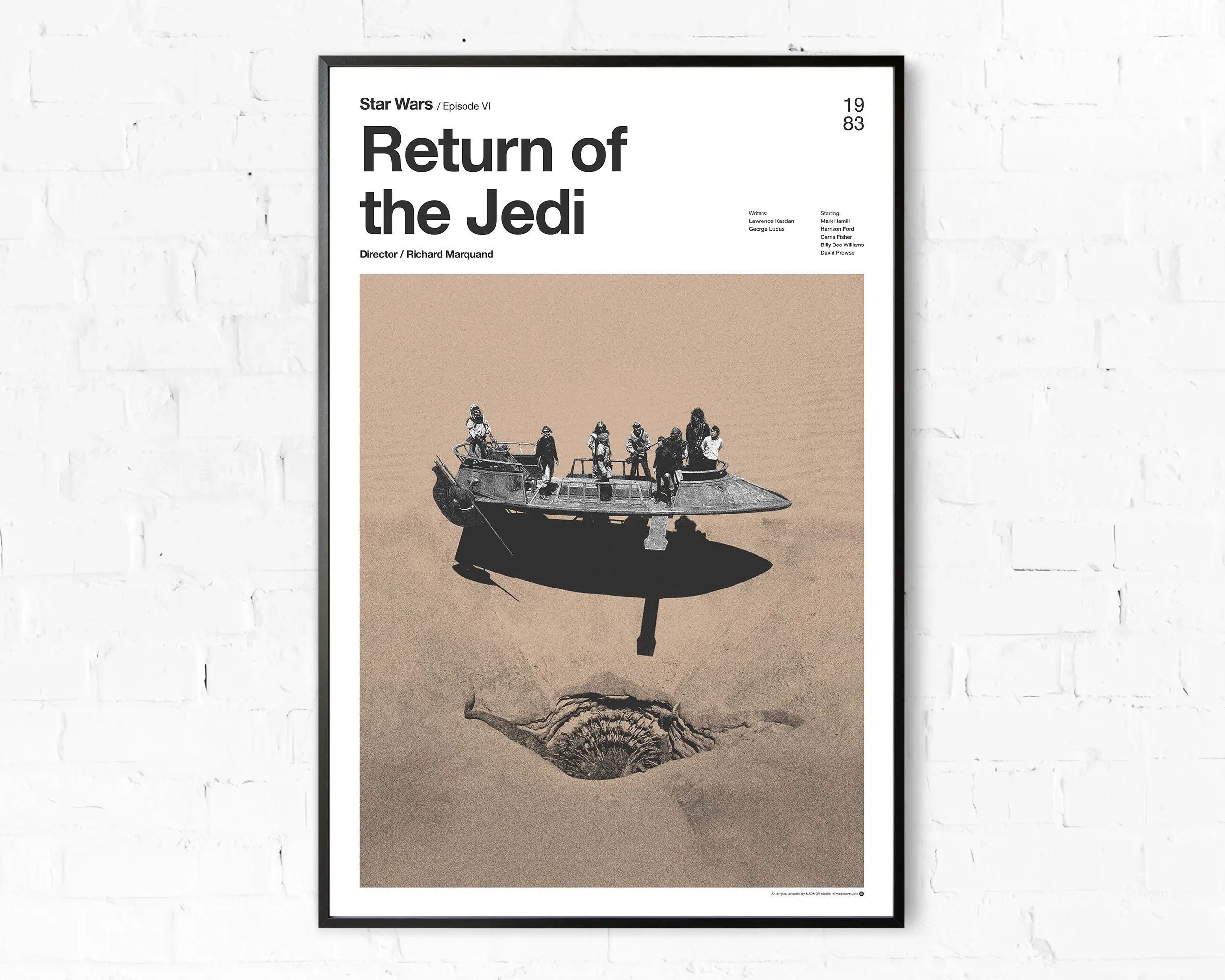 Kultowe seriale – plakat filmowy do salonu Wzór 12