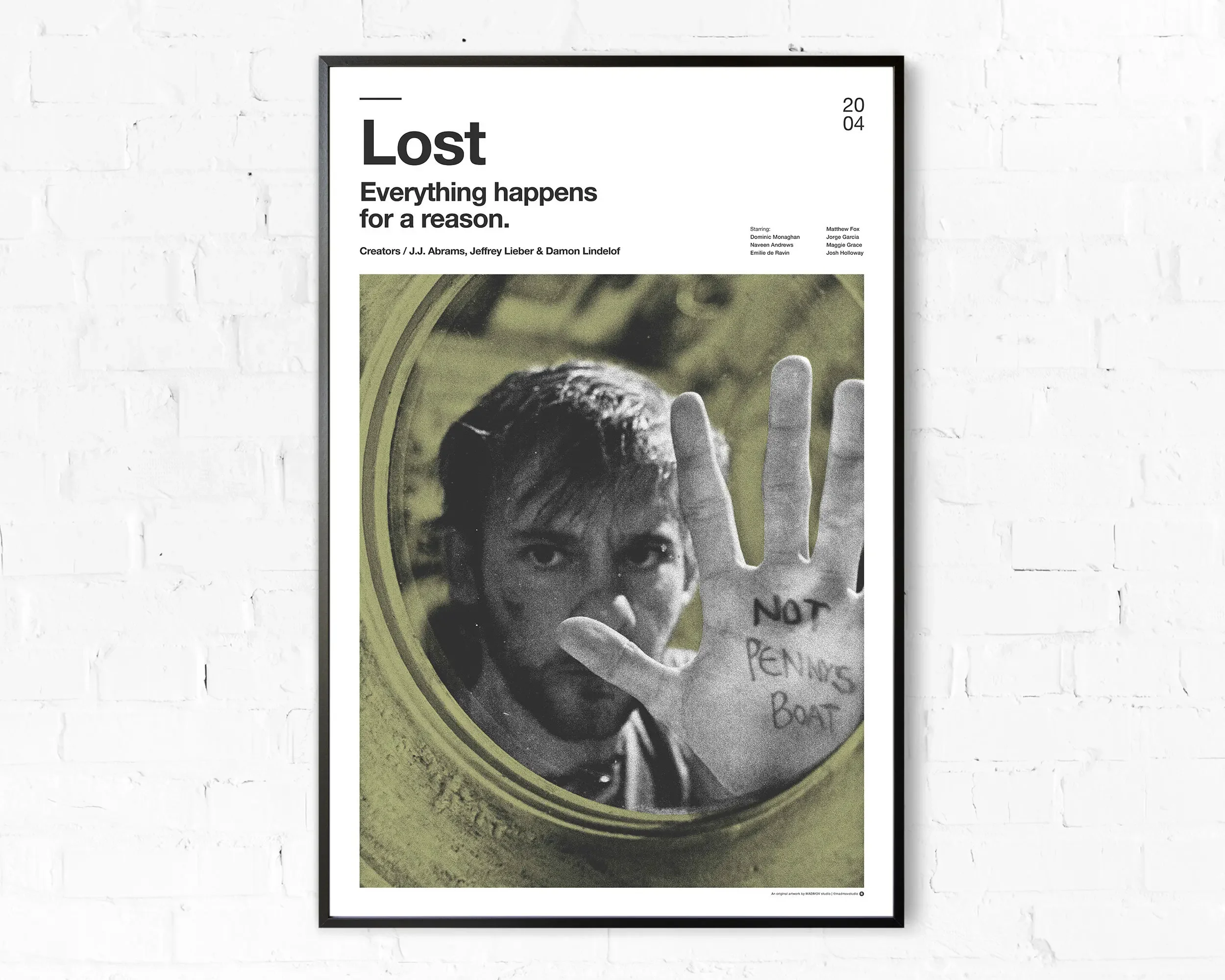 Kultowe seriale - plakat filmowy do salonu Wzór 6