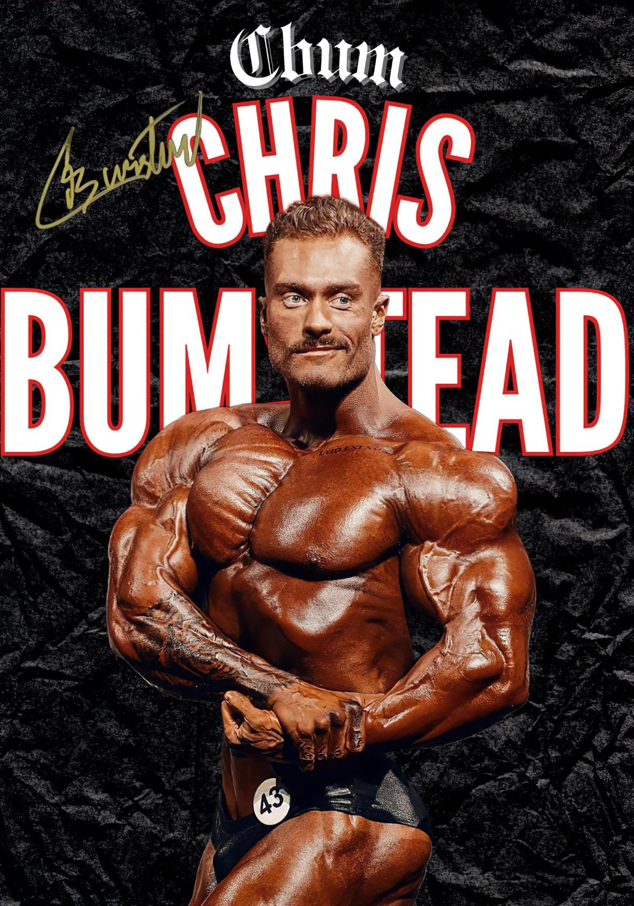 Plakat kulturyści i mistrzowie fitness Fioletowy/фиолетовый