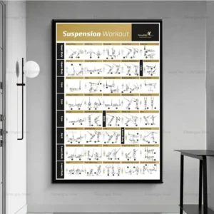 Kulturystyka i siłownia - plakat motywacyjny Biały