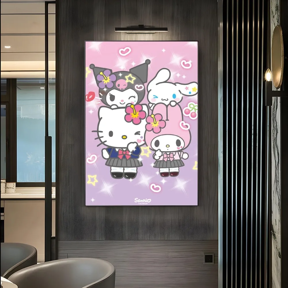 Kuromi Sanrio - plakat do pokoju Czerwony