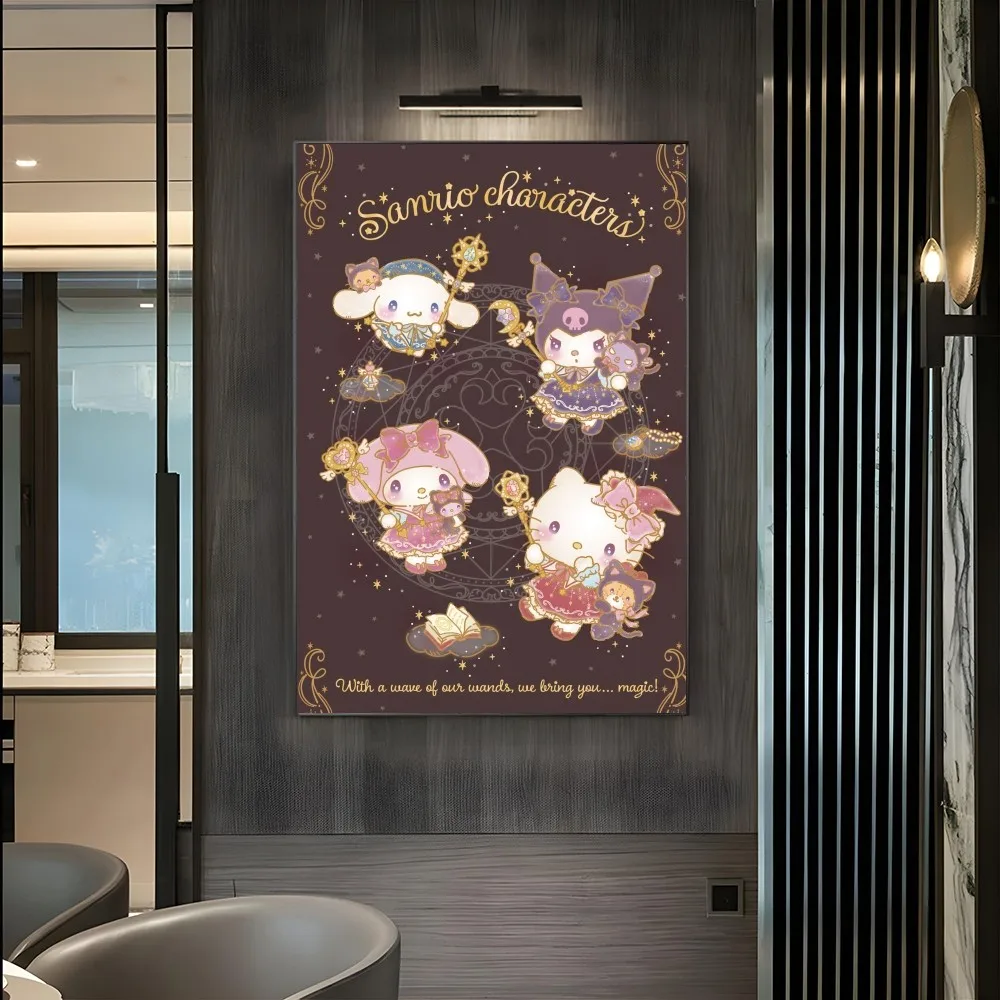 Kuromi Sanrio - plakat do pokoju Różowy