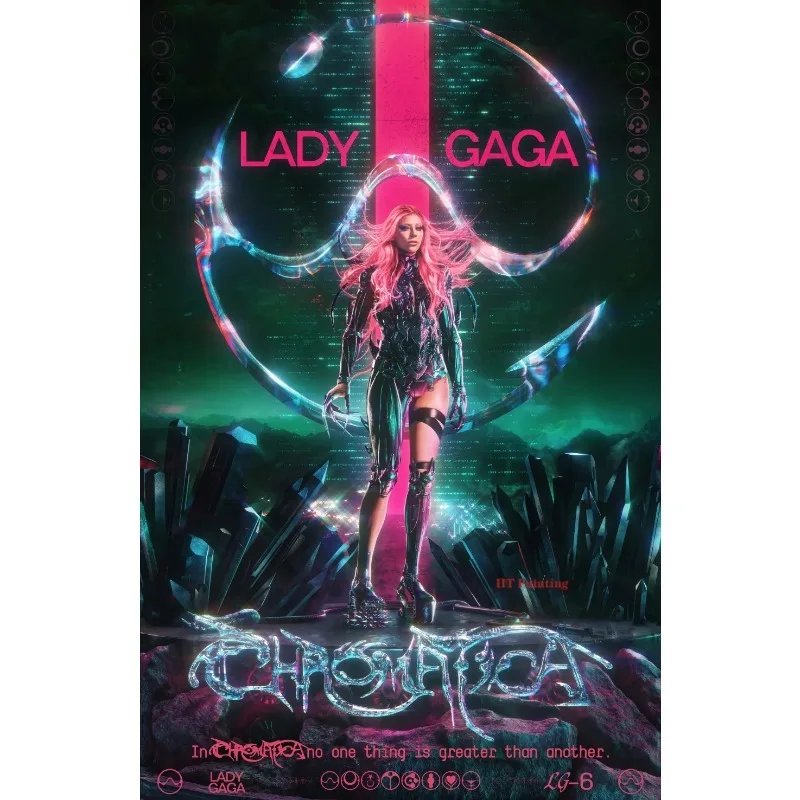 Plakat Lady Gaga okładka albumu Wzór 4