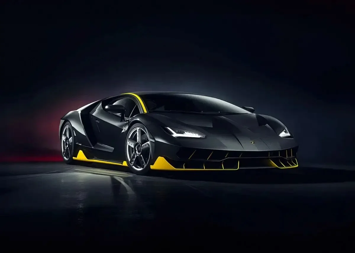 Plakat Lamborghini supersamochód Wzór 2