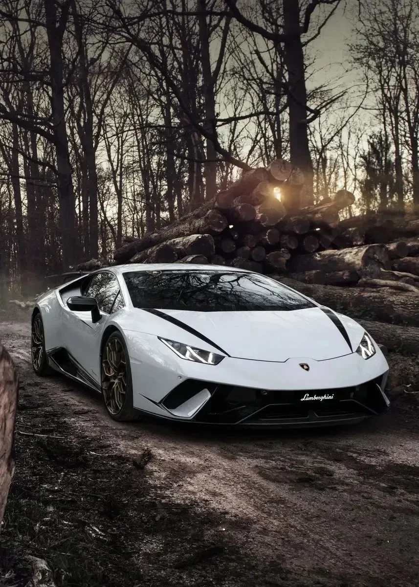 Plakat Lamborghini supersamochód Wzór 4