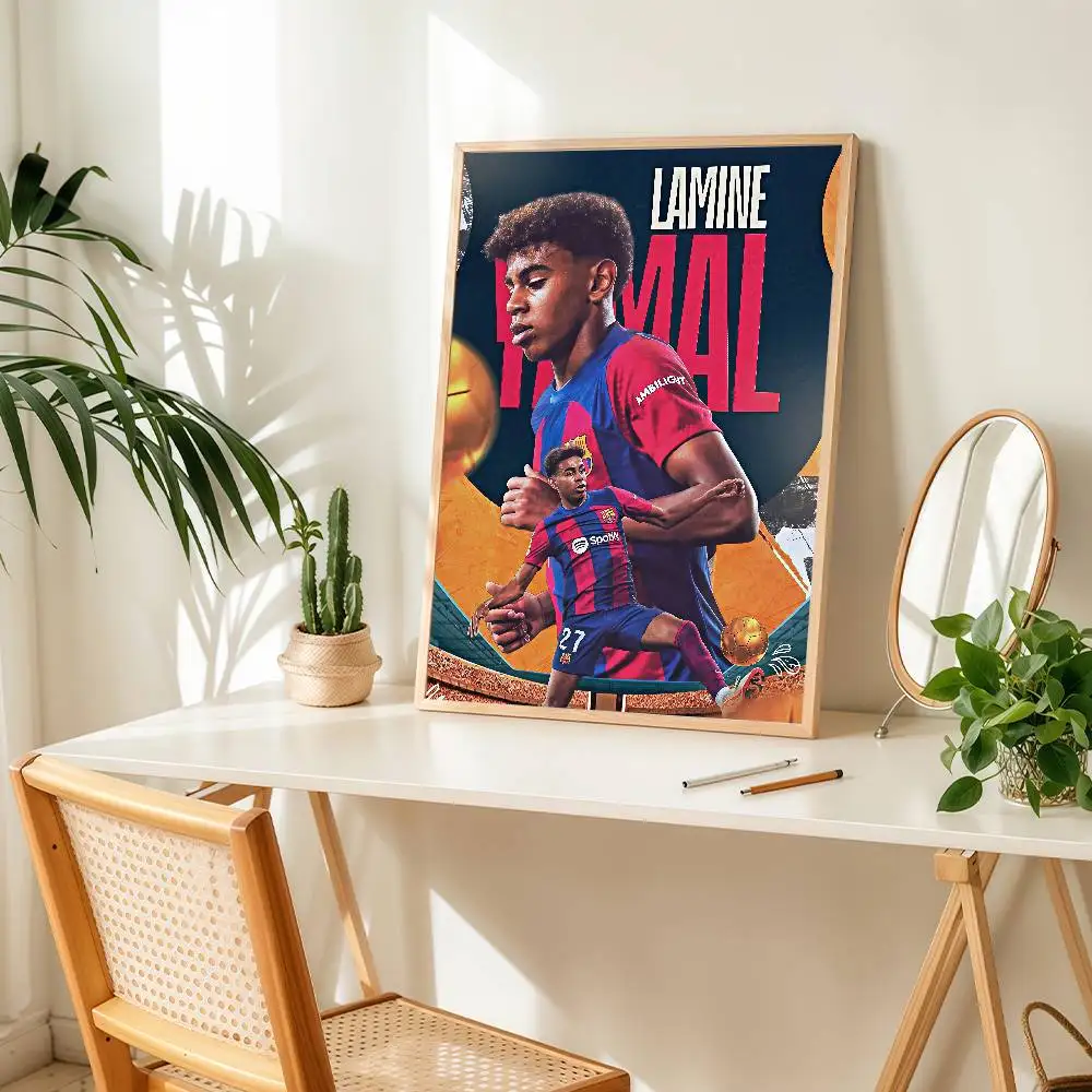 Plakat Lamine Yamal gwiazda piłki nożnej Wzór 1
