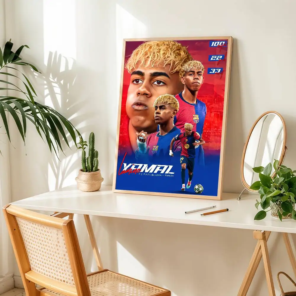 Plakat Lamine Yamal gwiazda piłki nożnej Wzór 2